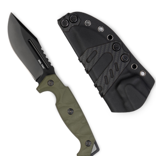 Zaļš Kaujas nazis G10 ′RIDGE′ ar KYDEX maksti